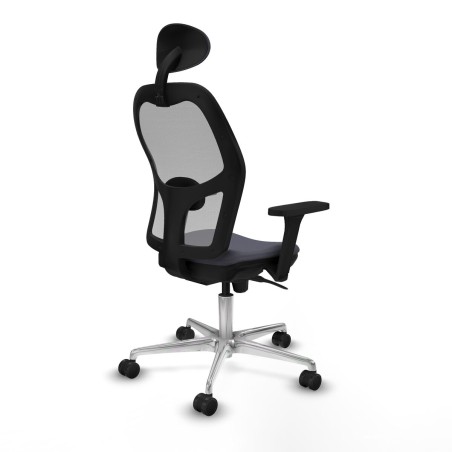 Chaise de Bureau avec Appui-tête Piqueras y Crespo 3D086N1 Gris fonc