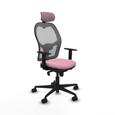 Bürostuhl mit Kopfstütze Piqueras y Crespo 1D036N2 Rosa