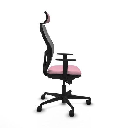 Chaise de Bureau avec Appui-tête Piqueras y Crespo 1D036N2 Rose 2