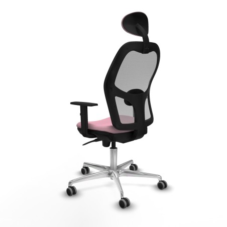 Sedia Ufficio con Poggiatesta Jorquera Piqueras y Crespo 1D086G1 Rosa