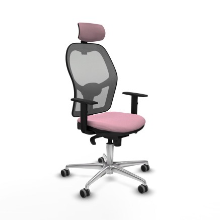 Bürostuhl mit Kopfstütze Piqueras y Crespo 1D086G2 Rosa