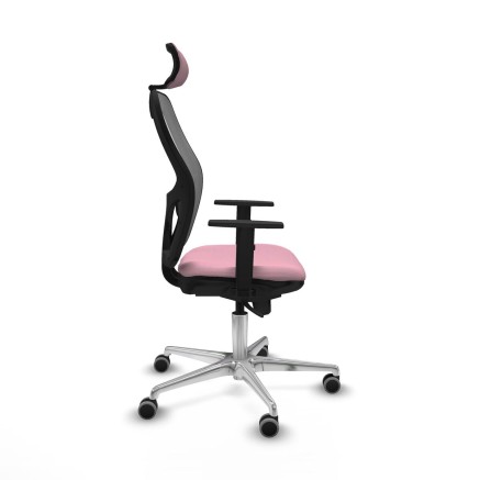Office Chair with Headrest Piqueras y Crespo 1D086G2 Pink 2