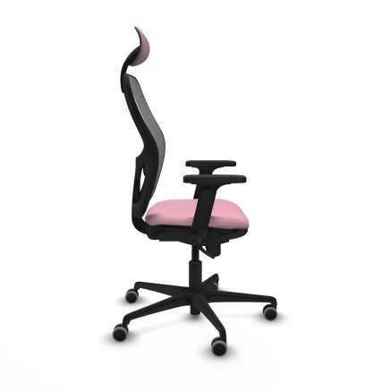 Office Chair with Headrest Piqueras y Crespo 2D036G1 Pink 2