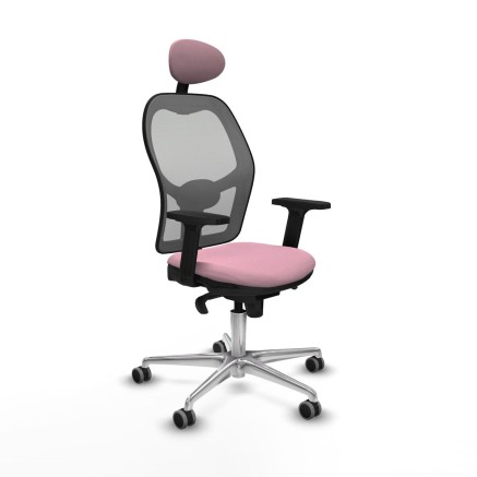 Bürostuhl mit Kopfstütze Piqueras y Crespo 2D086G1 Rosa