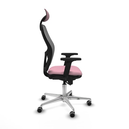 Office Chair with Headrest Piqueras y Crespo 2D086G1 Pink 2