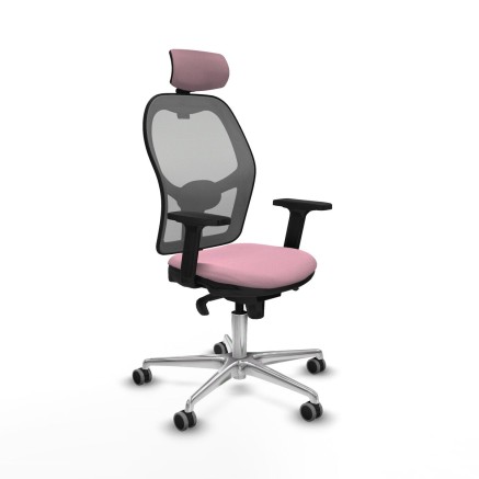 Chaise de Bureau avec Appui-tête Piqueras y Crespo 2D086G2 Rose
