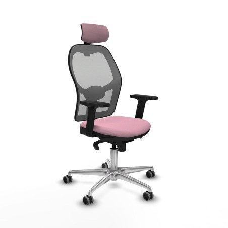 Chaise de Bureau avec Appui-tête Piqueras y Crespo 2D086G2 Rose