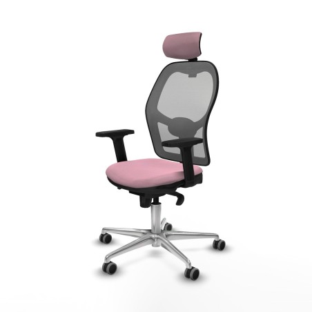 Chaise de Bureau avec Appui-tête Piqueras y Crespo 2D086G2 Rose