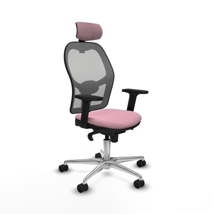 Bürostuhl mit Kopfstütze Piqueras y Crespo 2D086N2 Rosa