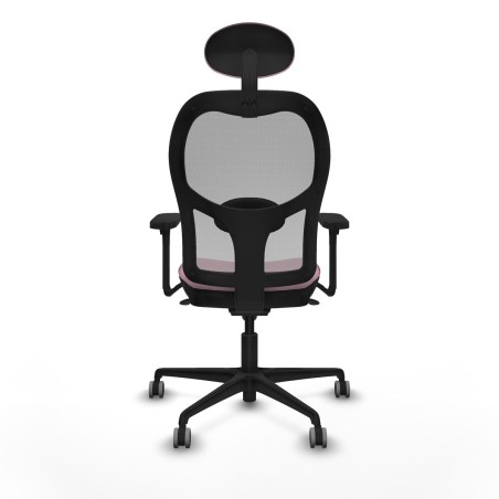 Office Chair with Headrest Piqueras y Crespo 3D036G1 Pink