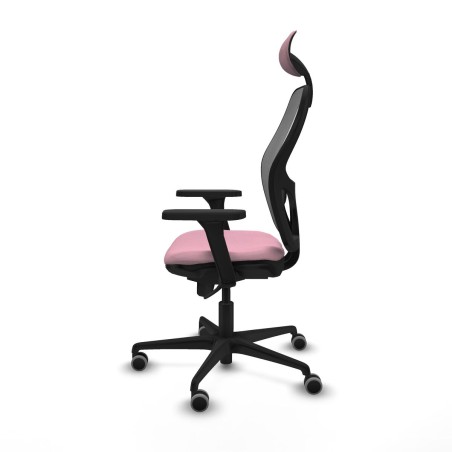 Office Chair with Headrest Piqueras y Crespo 3D036G1 Pink
