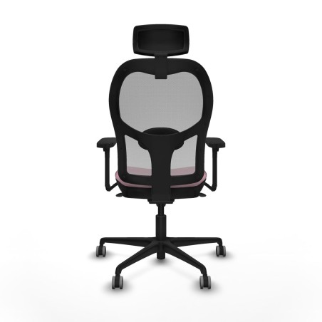 Office Chair with Headrest Piqueras y Crespo 3D036G2 Pink