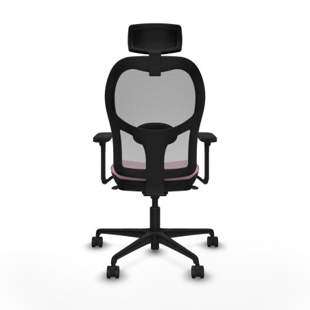 Sedia Ufficio con Poggiatesta Piqueras y Crespo 3D036N2 Rosa