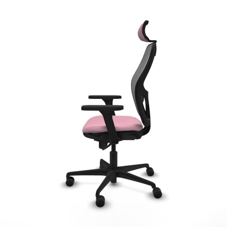 Sedia Ufficio con Poggiatesta Piqueras y Crespo 3D036N2 Rosa