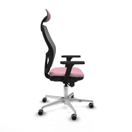 Sedia Ufficio con Poggiatesta Piqueras y Crespo 3D086G1 Rosa