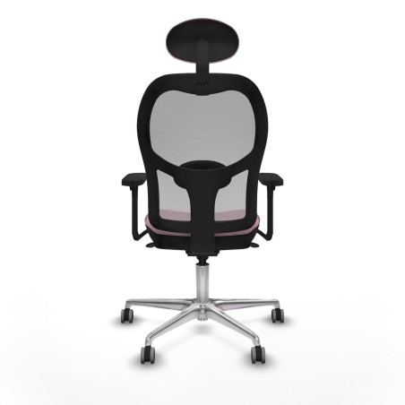 Office Chair with Headrest Piqueras y Crespo 3D086G1 Pink