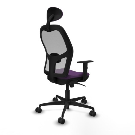 Office Chair with Headrest Jorquera Piqueras y Crespo 1D036N1 Purple