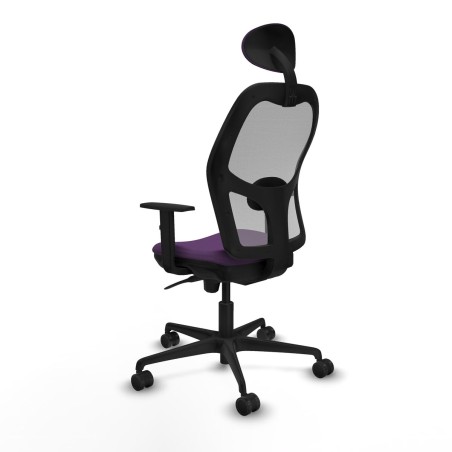 Office Chair with Headrest Jorquera Piqueras y Crespo 1D036N1 Purple