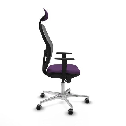 Office Chair with Headrest Jorquera Piqueras y Crespo 1D086G1 Purple 2