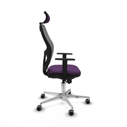 Office Chair with Headrest Piqueras y Crespo 1D086G2 Purple 2