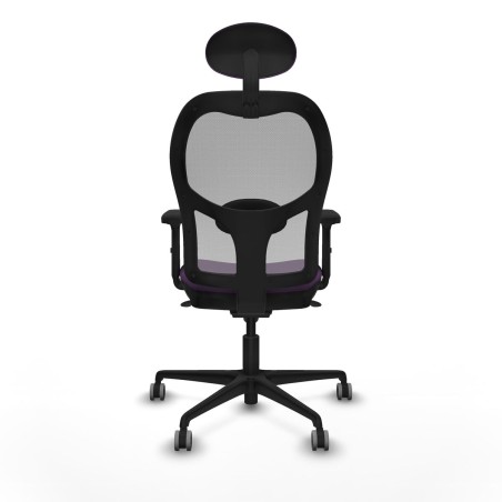 Sedia Ufficio con Poggiatesta Piqueras y Crespo 2D036G1 Viola