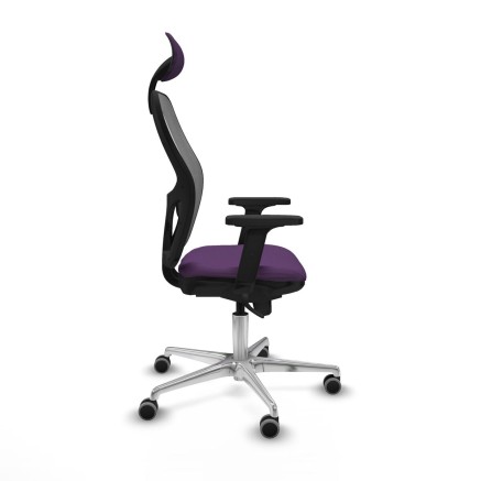 Office Chair with Headrest Piqueras y Crespo 2D086G1 Purple 2