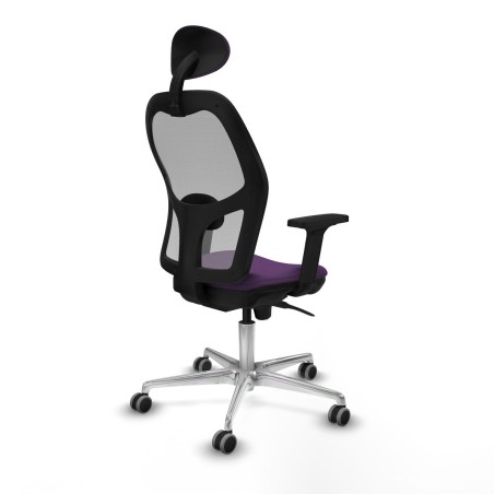 Sedia Ufficio con Poggiatesta Piqueras y Crespo 2D086G1 Viola