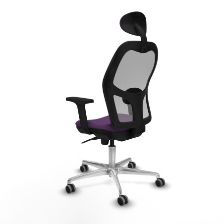 Sedia Ufficio con Poggiatesta Piqueras y Crespo 2D086G1 Viola