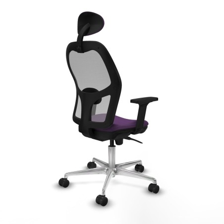 Sedia Ufficio con Poggiatesta Piqueras y Crespo 2D086N1 Viola