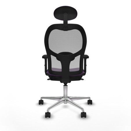 Sedia Ufficio con Poggiatesta Piqueras y Crespo 2D086N1 Viola