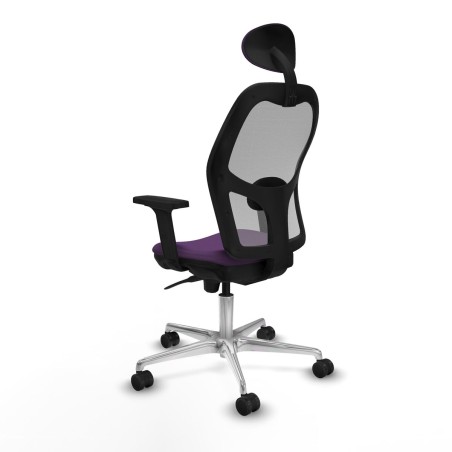 Sedia Ufficio con Poggiatesta Piqueras y Crespo 2D086N1 Viola