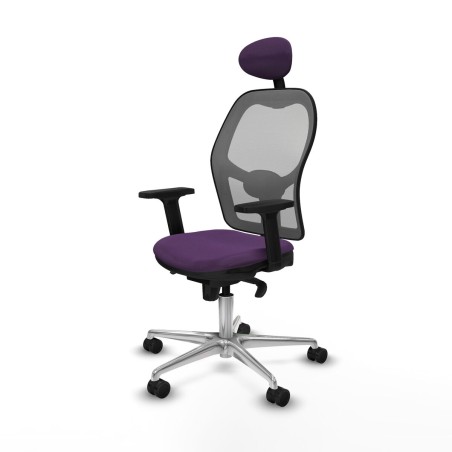 Sedia Ufficio con Poggiatesta Piqueras y Crespo 2D086N1 Viola
