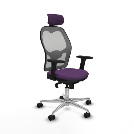 Chaise de Bureau avec Appui-tête Piqueras y Crespo 2D086N2 Violet
