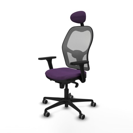 Chaise de Bureau avec Appui-tête Piqueras y Crespo 3D036G1 Violet