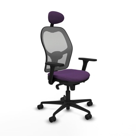 Chaise de Bureau avec Appui-tête Piqueras y Crespo 3D036N1 Violet