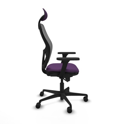 Office Chair with Headrest Piqueras y Crespo 3D036N1 Purple 2