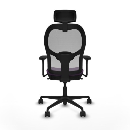 Sedia Ufficio con Poggiatesta Piqueras y Crespo 3D036N2 Viola