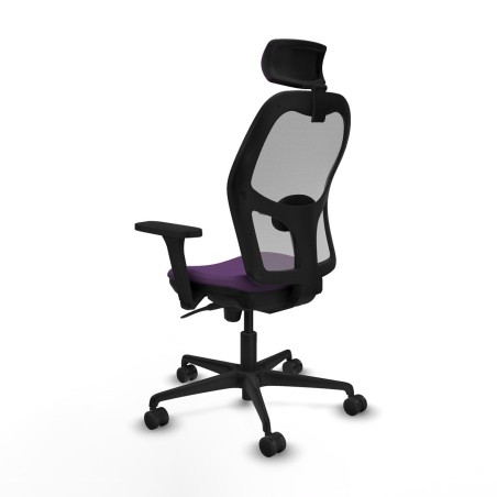 Sedia Ufficio con Poggiatesta Piqueras y Crespo 3D036N2 Viola