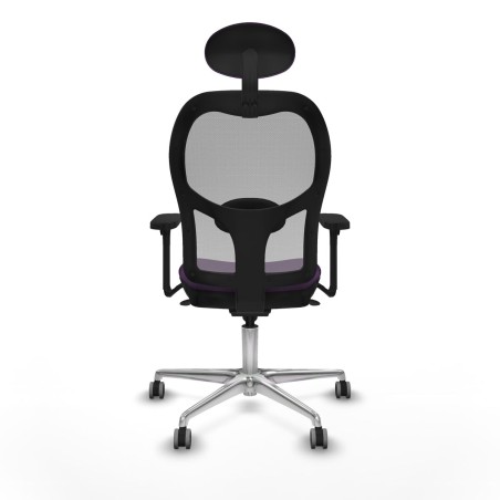 Office Chair with Headrest Piqueras y Crespo 3D086G1 Purple