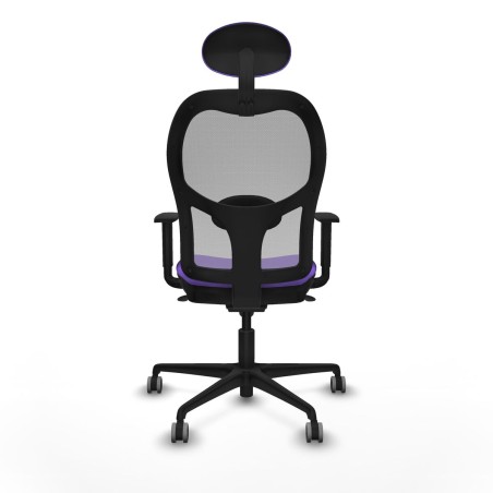 Sedia Ufficio con Poggiatesta Jorquera Piqueras y Crespo 1D036G1 Lilla