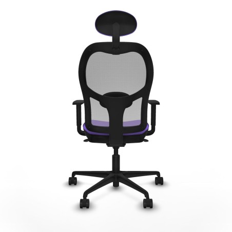 Office Chair with Headrest Jorquera Piqueras y Crespo 1D036N1 Lilac