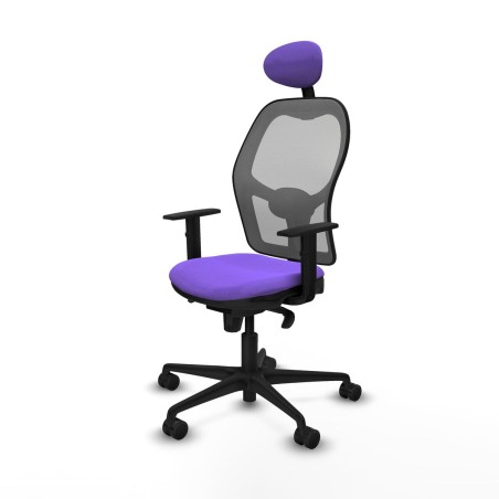 Office Chair with Headrest Jorquera Piqueras y Crespo 1D036N1 Lilac