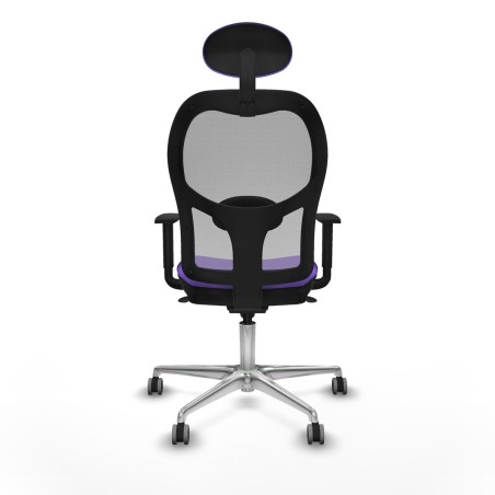 Sedia Ufficio con Poggiatesta Jorquera Piqueras y Crespo 1D086G1 Lilla