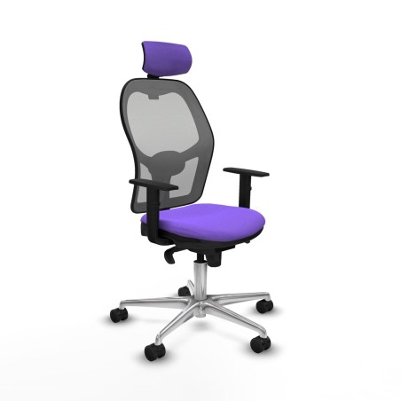 Chaise de Bureau avec Appui-tête Piqueras y Crespo 1D086N2 Lila