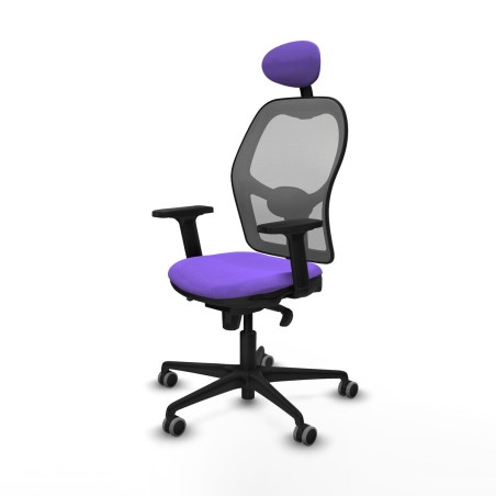 Sedia Ufficio con Poggiatesta Piqueras y Crespo 2D036G1 Lilla