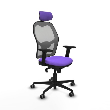 Sedia Ufficio con Poggiatesta Piqueras y Crespo 2D036G2 Lilla