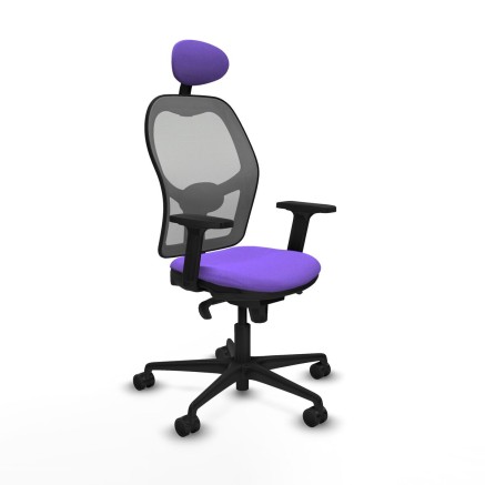 Chaise de Bureau avec Appui-tête Piqueras y Crespo 2D036N1 Lila