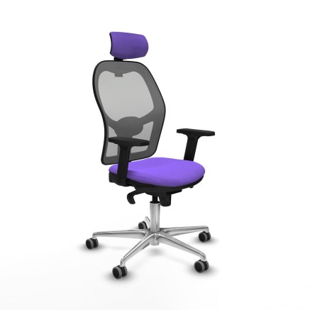 Bürostuhl mit Kopfstütze Piqueras y Crespo 2D086G2 Lila
