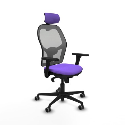 Chaise de Bureau avec Appui-tête Piqueras y Crespo 3D036G2 Lila