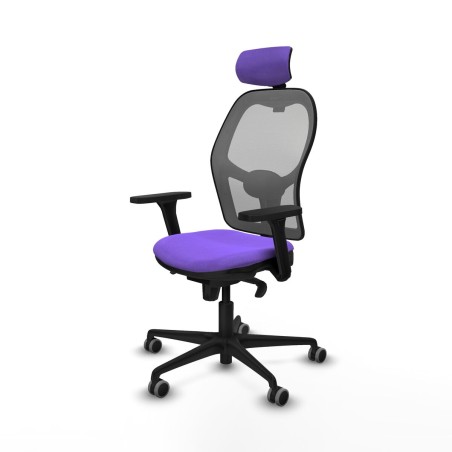 Chaise de Bureau avec Appui-tête Piqueras y Crespo 3D036G2 Lila